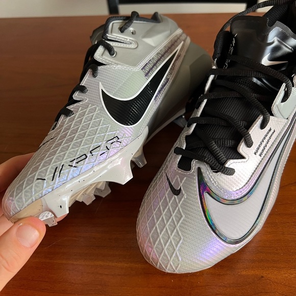 NIKE VAPOR EDGE ELITE 360 2 GREY FOOTBALL CLEATS MENS DA5457-002 NFL no box - Picture 9 of 11